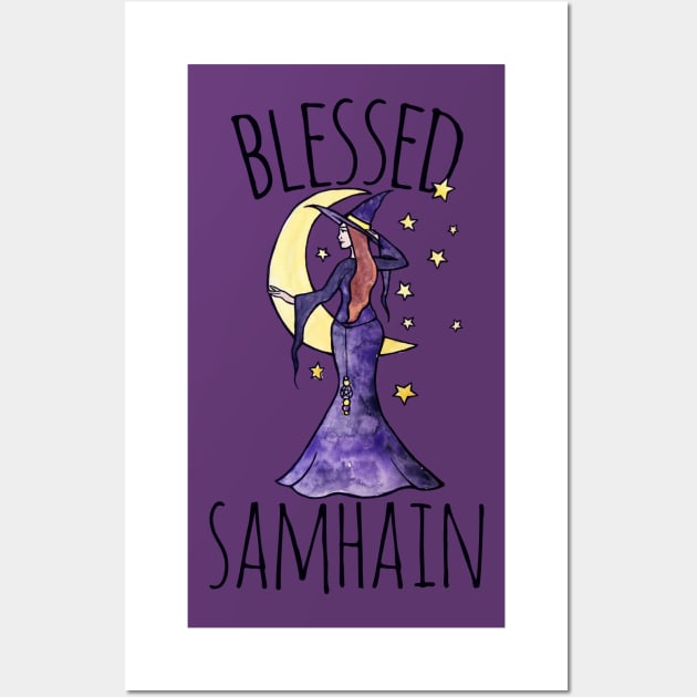 Blessed Samhain Wall Art by bubbsnugg